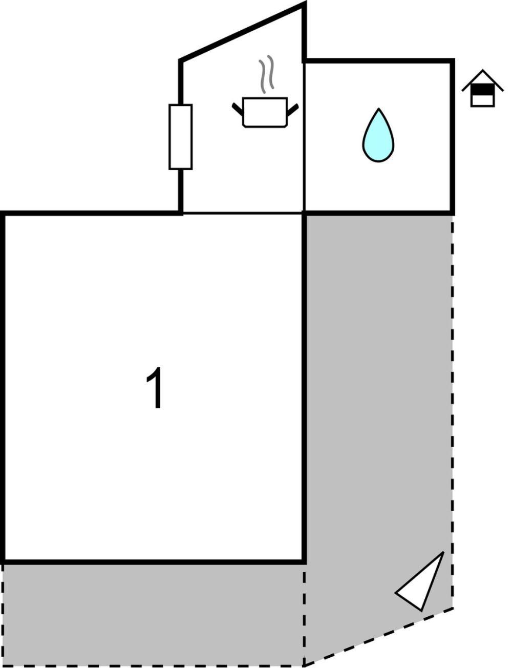 1 Bedroom Cozy Apartment In Crikvenica Eksteriør bilde